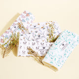 Super Soft Bamboo Facial Cloth - Bees with flowers