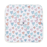 Super Soft Bamboo Facial Cloth - Hearts